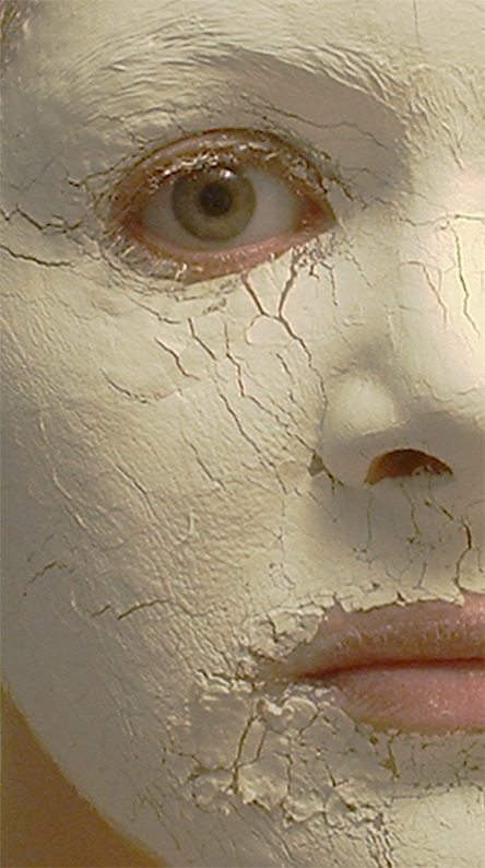 self portrait in clay